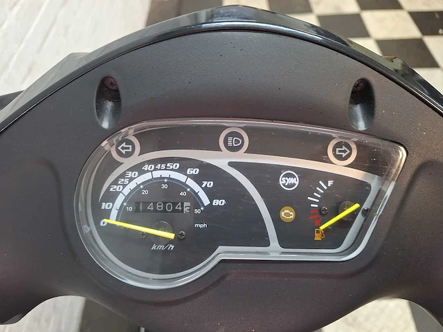 Sym orbit 2 45 km bromscooter 4takt - afbeelding 4 van  7