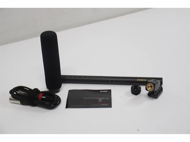 Synco micd1 hypercardioïde microfoon met xlr-aansluiting voor video- en audio-opnamen - afbeelding 2 van  2