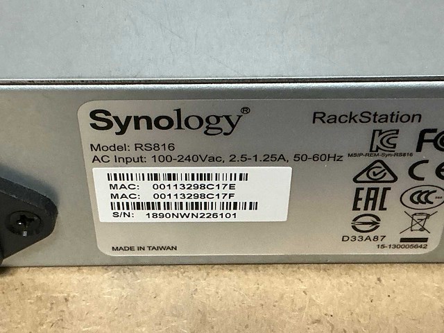 Synology rs816 - 4-bay nas opslagapperatuur - afbeelding 4 van  5