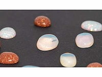 Synthetisch opaal en zonnesteen set van 12 - 51,60 karaat - afbeelding 2 van  10