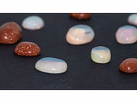 Synthetisch opaal en zonnesteen set van 12 - 51,60 karaat - afbeelding 9 van  10