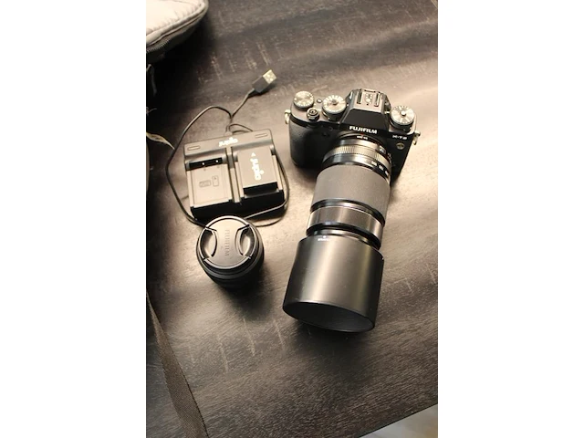 Systeemcamera fujifilm x-t2 voorzien van de telezoomlens fujifilm fujinon xf 55-200mm f/3.5-4.8 r lm ois en... - afbeelding 2 van  4