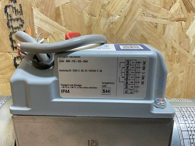 Systemair 125mm fdr-3g-125-h0 brandklep (6x) - afbeelding 5 van  9