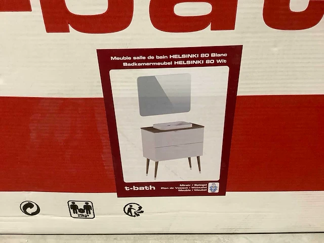 T-bath helsinki 80cm badkamerkast - afbeelding 3 van  4