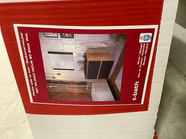 T-bath milenio 60cm badkamerkast - afbeelding 3 van  4
