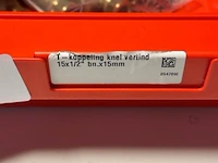T koppelingen 15x1/2 bn.z15mm- partij - afbeelding 4 van  4