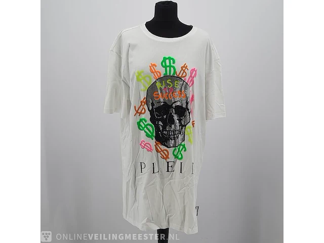 T-shirt, maat 4xl philipp plein, platinum cut rond neck dollar - afbeelding 1 van  8