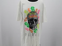 T-shirt, maat 4xl philipp plein, platinum cut rond neck dollar - afbeelding 1 van  8