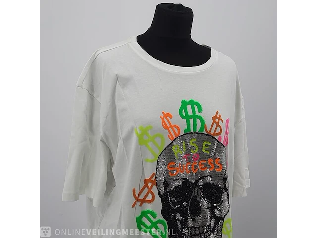 T-shirt, maat 4xl philipp plein, platinum cut rond neck dollar - afbeelding 2 van  8
