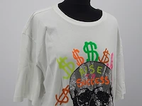 T-shirt, maat 4xl philipp plein, platinum cut rond neck dollar - afbeelding 2 van  8
