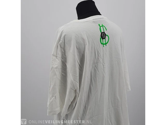 T-shirt, maat 4xl philipp plein, platinum cut rond neck dollar - afbeelding 5 van  8