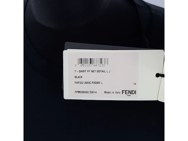 T-shirt, maat l, fendi - afbeelding 6 van  8