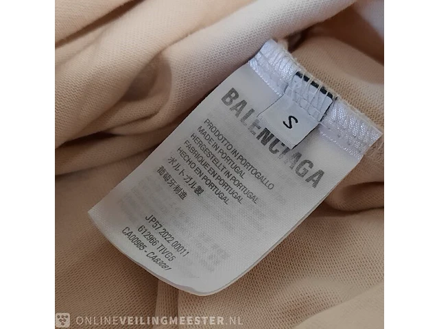 T-shirt, maat s balenciaga, jp57 2022 00011 - afbeelding 6 van  6