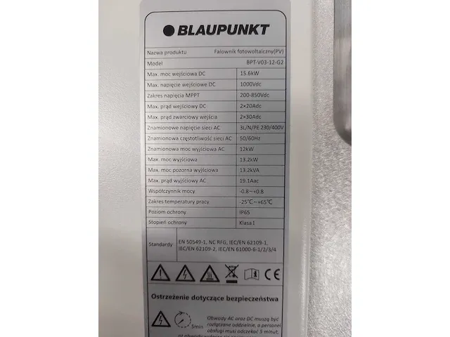 T-solar - t-410m54-18hv - set van 32 full black (410 wp) zonnepanelen en 1 blaupunkt bpt-v03-12.0 omvormer (3-fase) - afbeelding 2 van  11