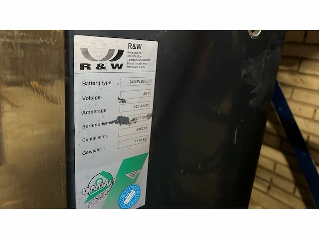 Tab - pzsh620 - heftruck tractiebatterij - afbeelding 2 van  2