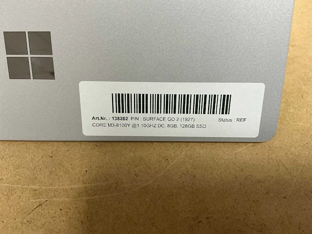 Tablet - microsoft - surface go 2 (1927) - afbeelding 2 van  3