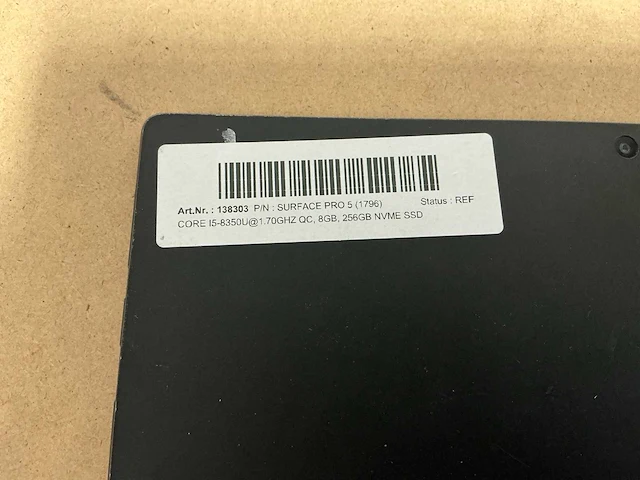 Tablet - microsoft - surface pro 5 (1796) - afbeelding 4 van  4