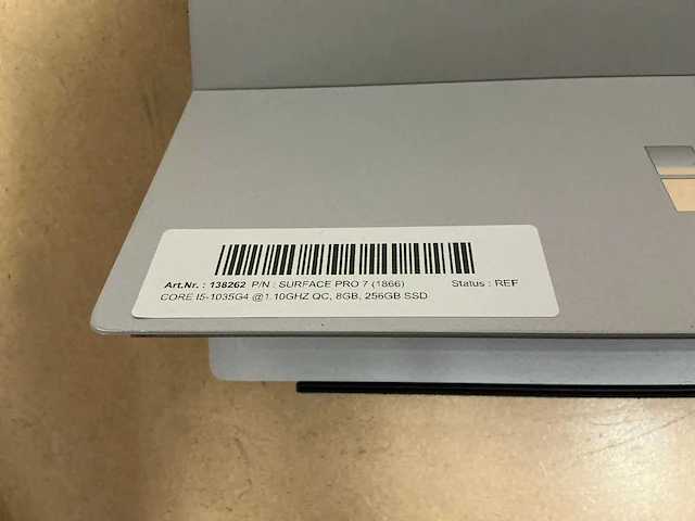 Tablet - microsoft - surface pro 7 (1866) - afbeelding 5 van  5
