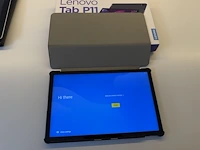 Tablet lenovo tab p11 met hoes en doosje. 128 gb. geheugen uitbreidbaar met geheugenkaartje. geen usb-c lad... - afbeelding 2 van  3
