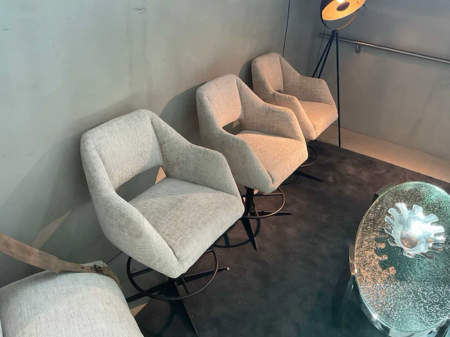 Tabourette draaibare barstoelen (3x) - afbeelding 10 van  11