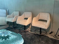 Tabourette draaibare barstoelen (3x) - afbeelding 2 van  11