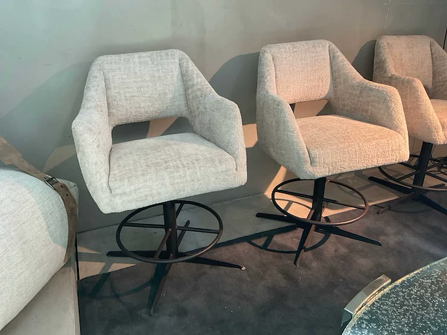 Tabourette draaibare barstoelen (3x) - afbeelding 6 van  11