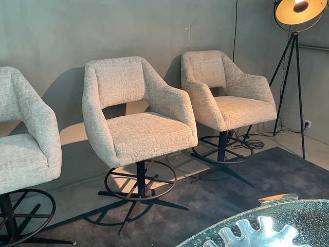 Tabourette draaibare barstoelen (3x) - afbeelding 7 van  11