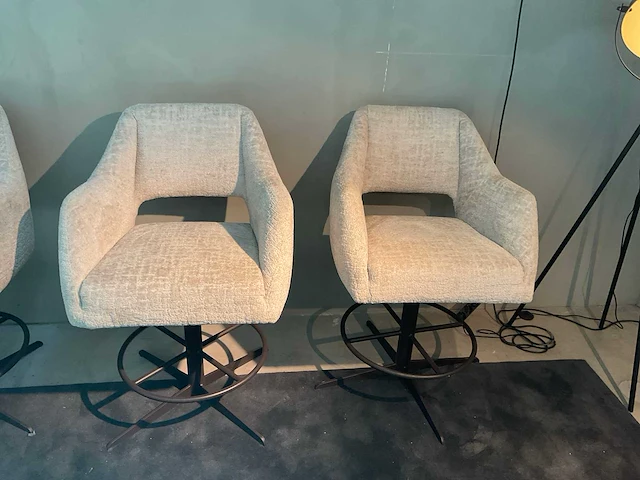 Tabourette draaibare barstoelen (3x) - afbeelding 8 van  11