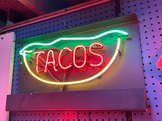 Tacos neonverlichting - afbeelding 1 van  3