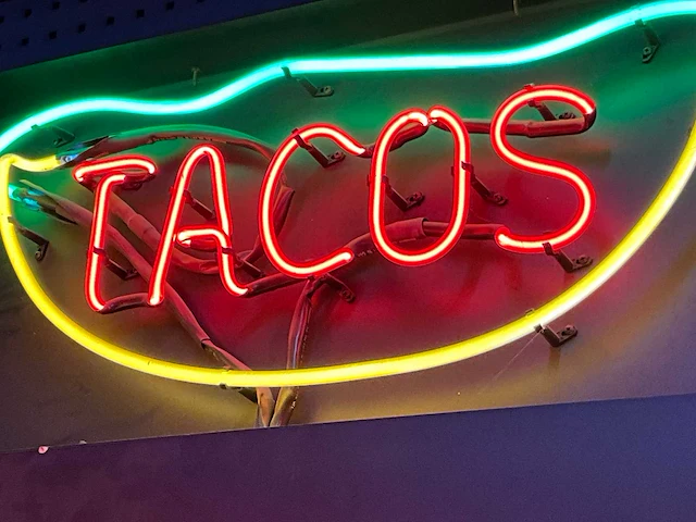 Tacos neonverlichting - afbeelding 3 van  3