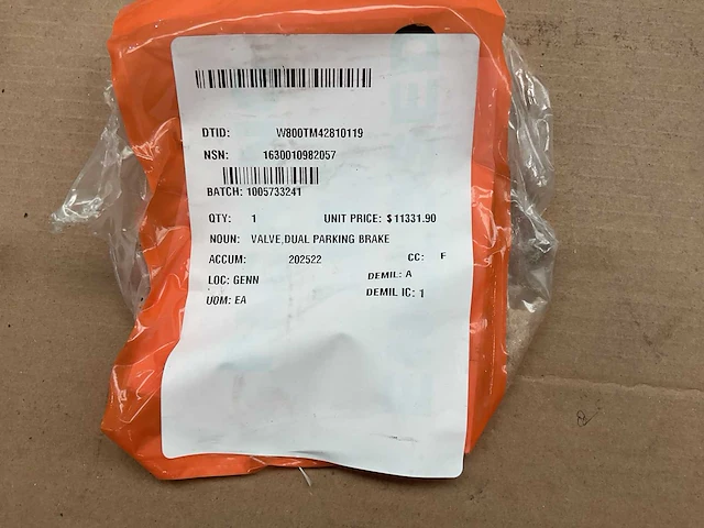 Tactair valve dual parking brake - afbeelding 5 van  6