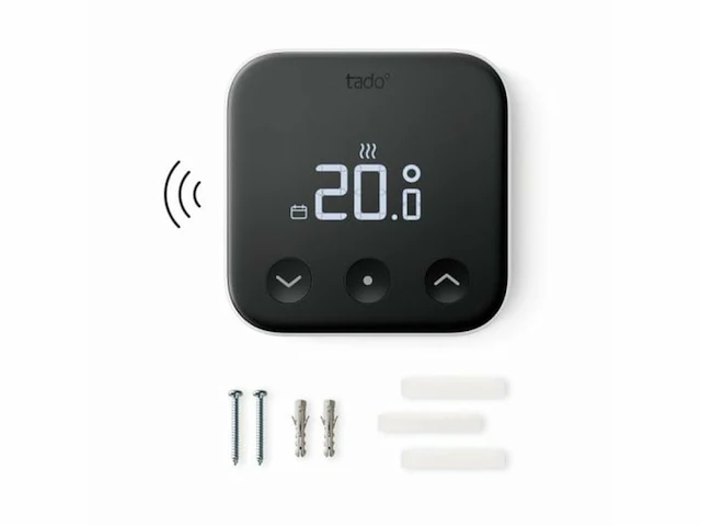 Tado draadloze temperatuursensor x draadloze variant uitbreiding zwart/wit - afbeelding 1 van  4