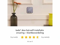 Tado draadloze temperatuursensor x draadloze variant uitbreiding zwart/wit - afbeelding 4 van  4