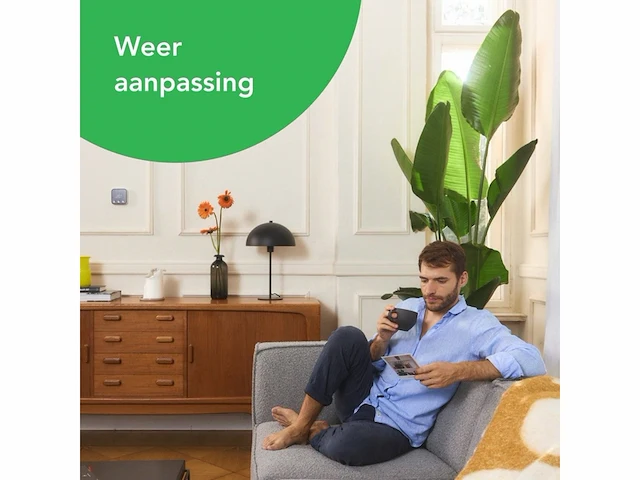 Tado slimme thermostaat multi-room starterskit 2 radiatorknoppen incl.matter bridge bedrade variant zwart/wit - afbeelding 3 van  3