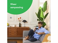 Tado slimme thermostaat multi-room starterskit 2 radiatorknoppen incl.matter bridge bedrade variant zwart/wit - afbeelding 3 van  3