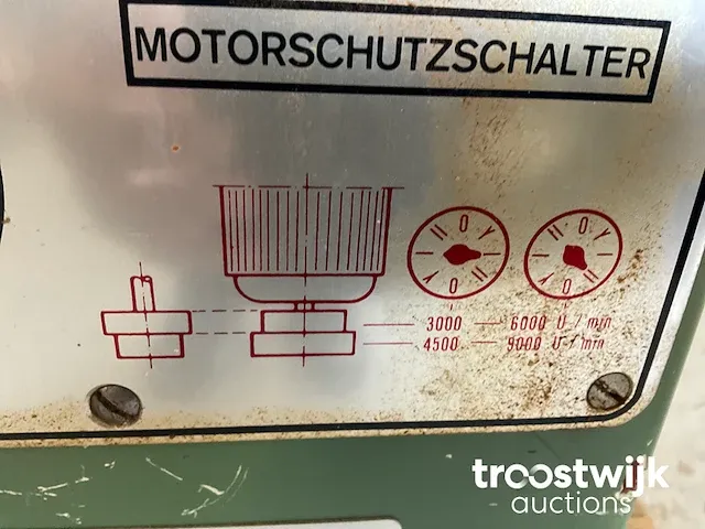 Tafel- en spilfreesmachine - afbeelding 6 van  8