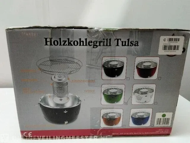 Tafel houtskoolgrill el fuego, tulsa, groen - afbeelding 2 van  2