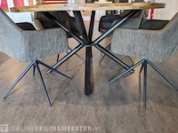 Tafel met 4 draaistoelen - afbeelding 3 van  5