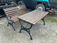 Tafel met bank - afbeelding 2 van  4
