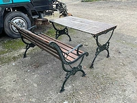 Tafel met bank - afbeelding 4 van  4