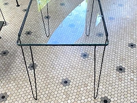 Tafel met glazen blad - afbeelding 2 van  3