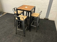 Tafel met krukken - afbeelding 2 van  5