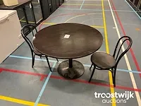 Tafel & stoelen restaurantinrichting - afbeelding 1 van  3