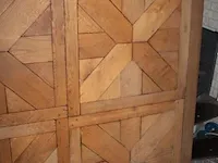 Tafelblad gemaakt van kasteelvloerdelen 153 x 153 cm. - afbeelding 3 van  4