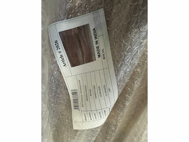 Tafelblad "mango wood" (3x) - afbeelding 4 van  4
