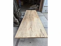 Tafelblad oud eiken 370 cm. - afbeelding 1 van  1
