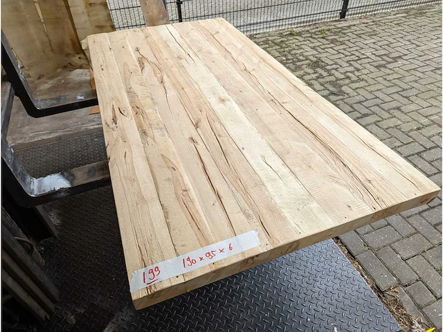 Tafelbladen oud elm (5 stuks) - afbeelding 1 van  10