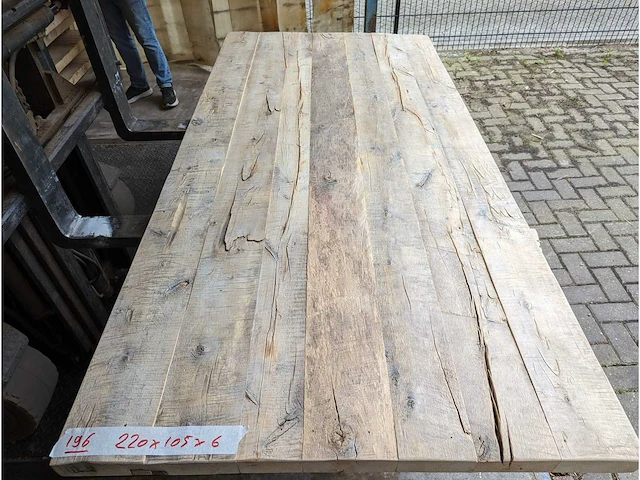 Tafelbladen oud elm (5 stuks) - afbeelding 7 van  10