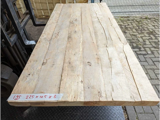 Tafelbladen oud elm (5 stuks) - afbeelding 9 van  10