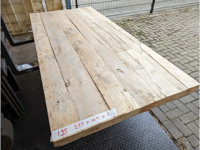Tafelbladen oud elm (5 stuks) - afbeelding 10 van  10